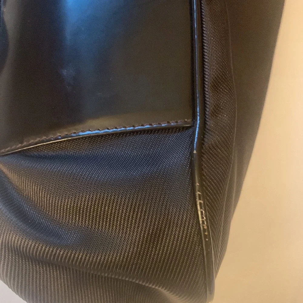 Gucci with Bamboo handle nylon and leather